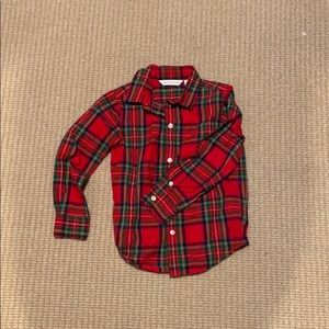 Janie and Jack Christmas Button Down